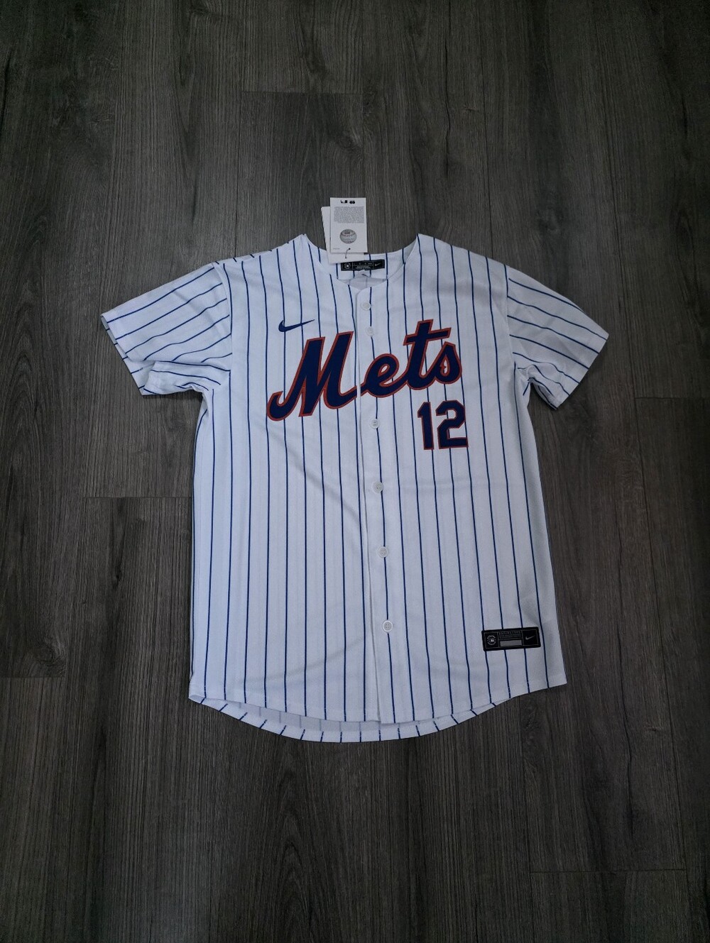Nike New York Mets Francisco Lindor Swingman Jerset Youth Size Large